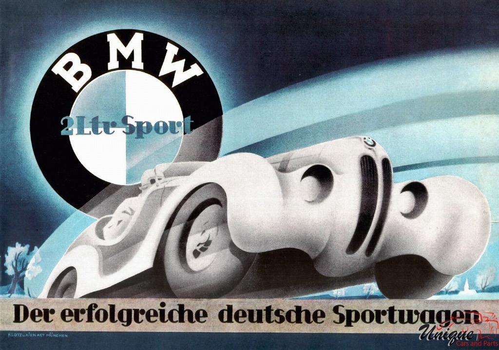 1936 BMW 328 Brochure